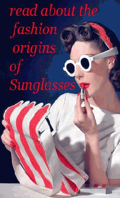1930s sunglasses origin