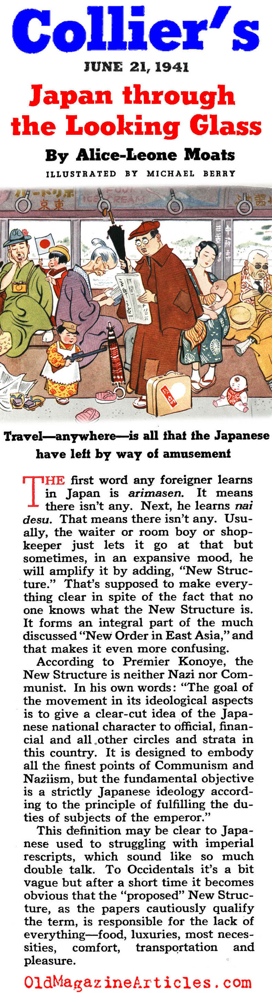 ''The New Order'' in Japan (Collier's Magazine, 1941)