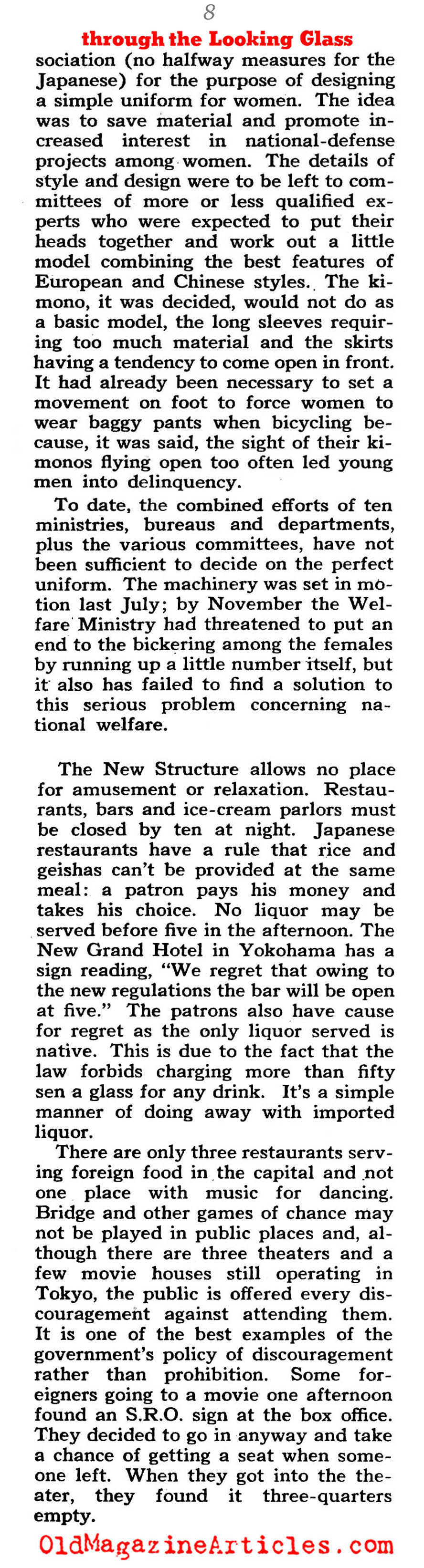 ''The New Order'' in Japan (Collier's Magazine, 1941)