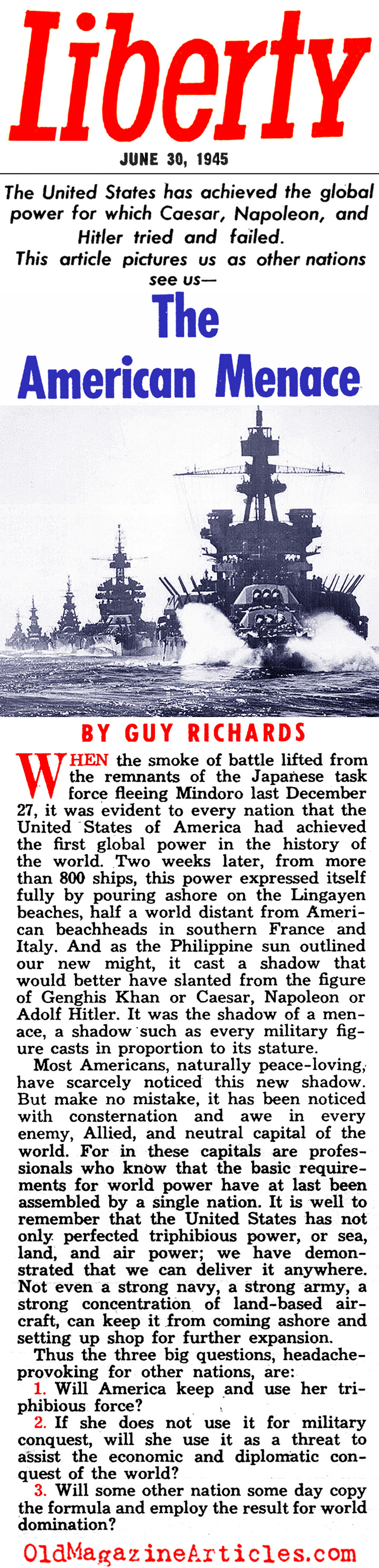 The American Leviathan (Liberty Magazine, 1945)