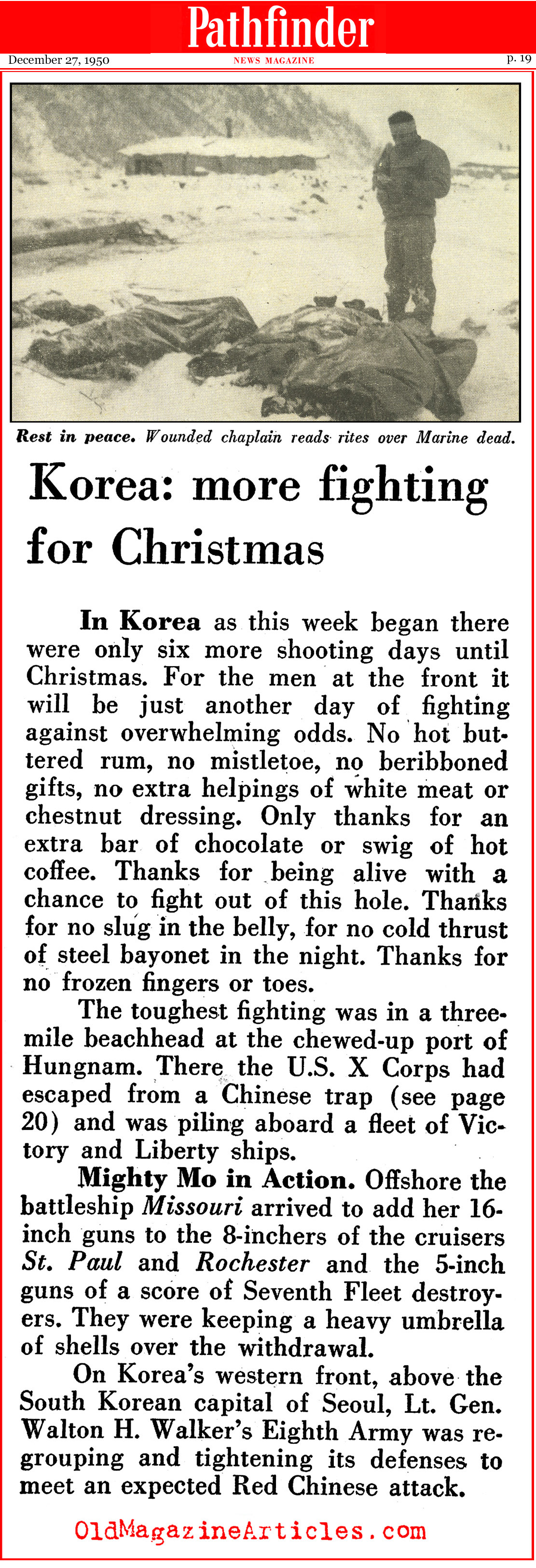 More Fighting for Christmas (Pathfinder Magazine, 1950)