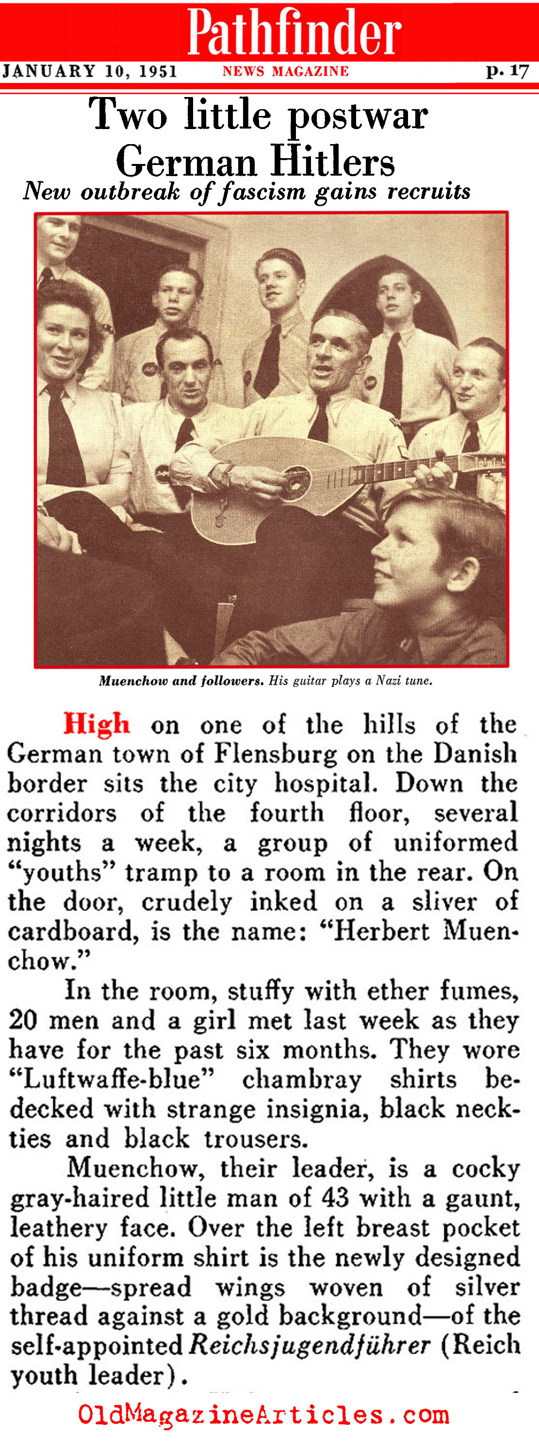 Post-War Nazis (Pathfinder Magazine, 1951)