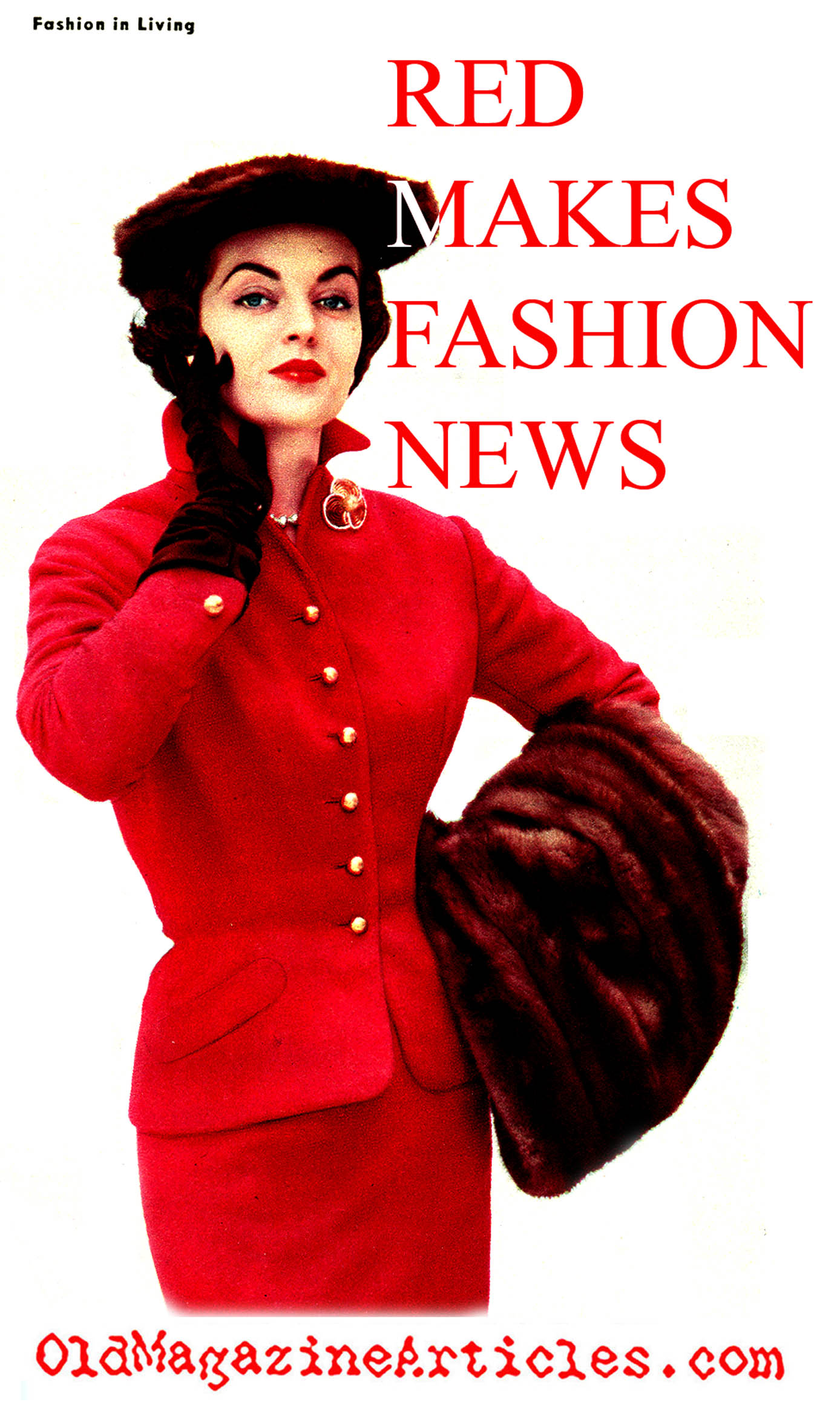 liefdadigheid Legende nul 1950S FASHION COLOURS,COLORS IN 50S FASHION,RED IN FIFTIES FASHION,RED 1950S  DRESS,RED 1950S DRESSES,1950S RED,1950S PRIMARY COLOR,FASHIONABLE COLORS IN  1950S CLOTHES,ROUGE MODE 1950, - Magazine Article - Old Magazine Articles