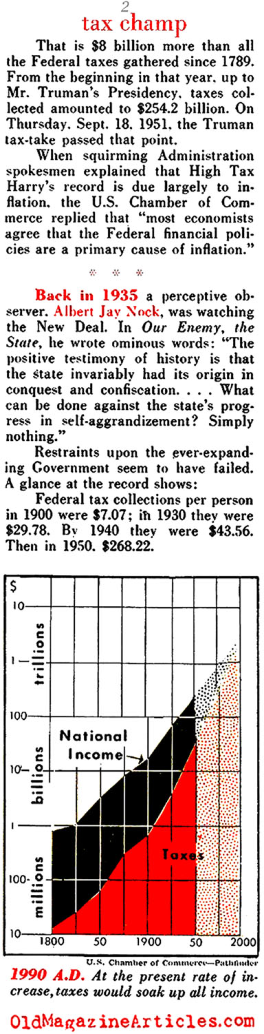 Tax Policy (Pathfinder Magazine, 1951)