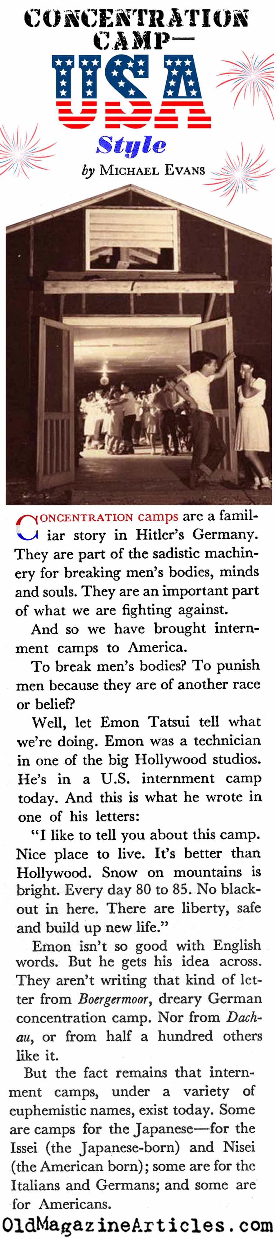 An American-Style Concentration Camp (Coronet Magazine, 1942)
