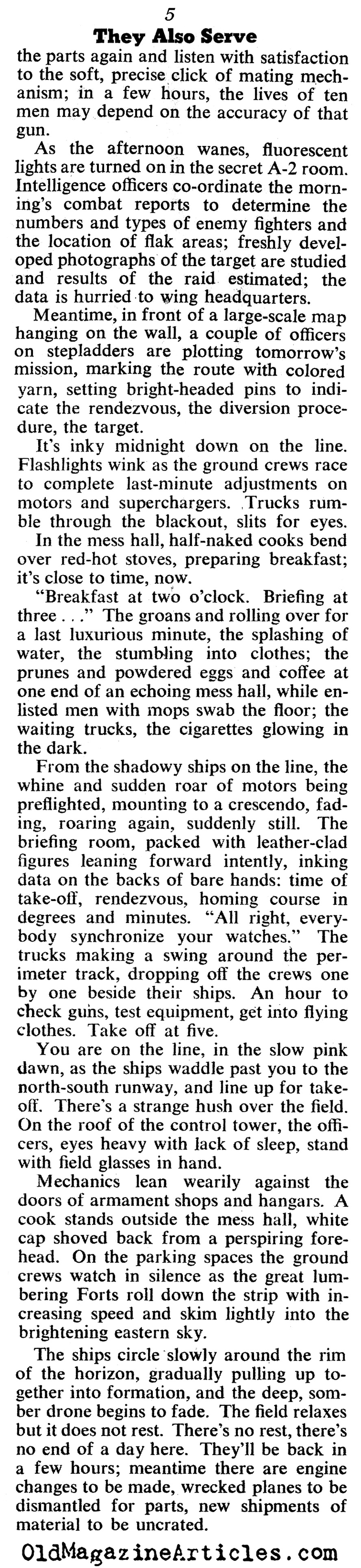 Life on a B-17 Base in England (Collier's Magazine, 1943)