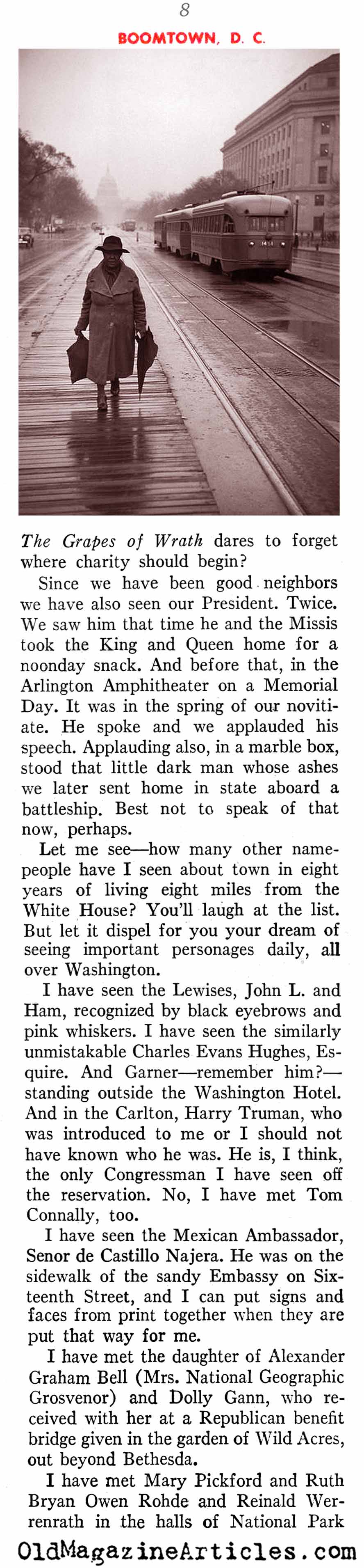 The Nation's Capital as 'Boomtown' (American Legion Magazine, 1943)