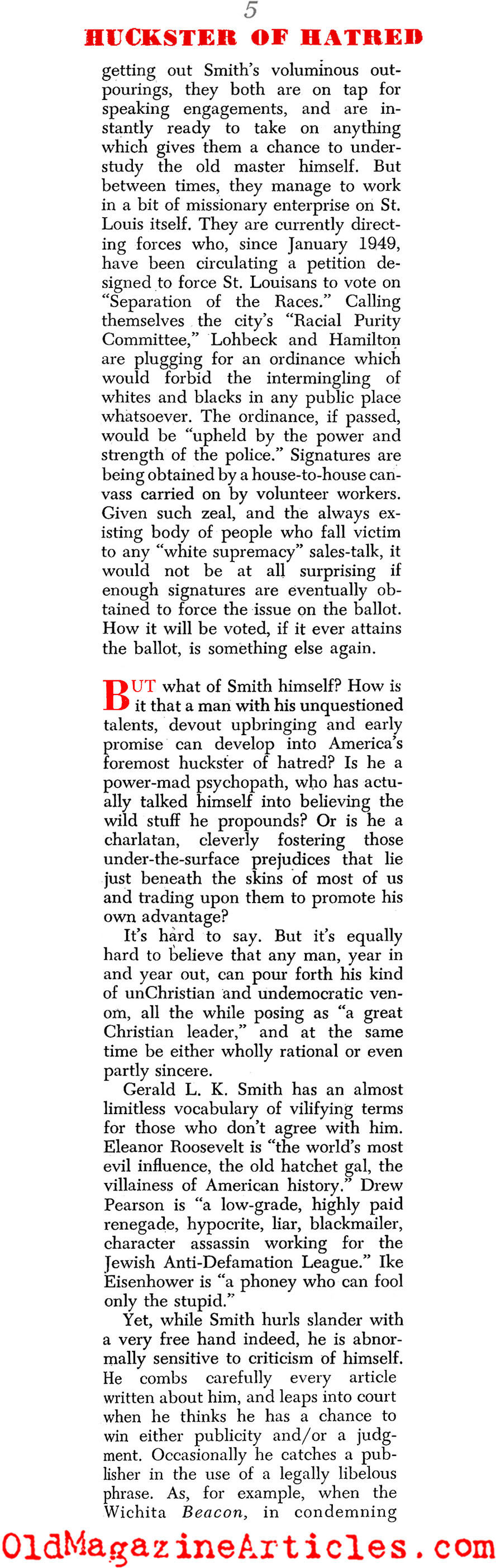 Christian Nationalism: the First Go-Round (Christian Herald Magazine, 1950)