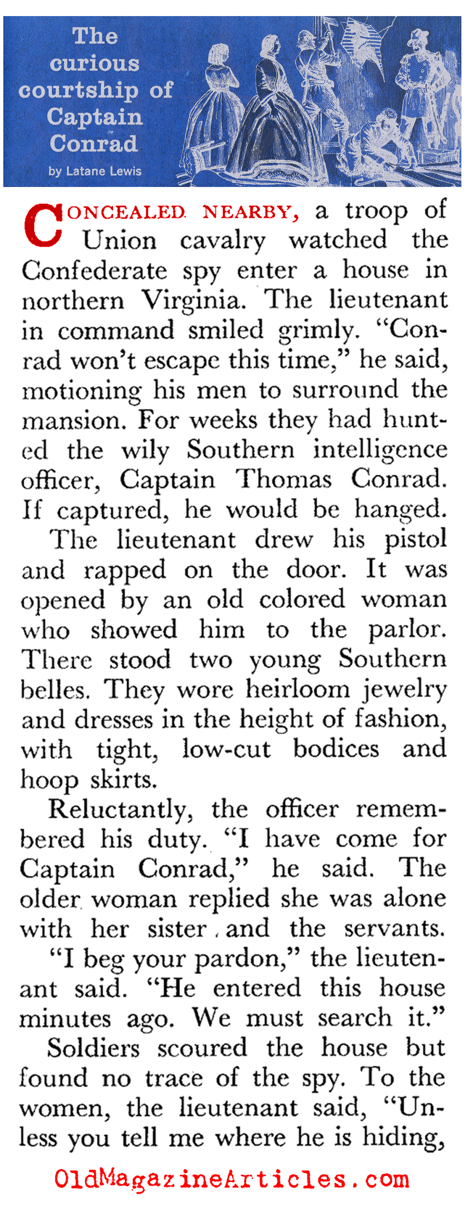 The Life-Saving Capabilities of Victorian Fashion (Coronet Magazine, 1960)