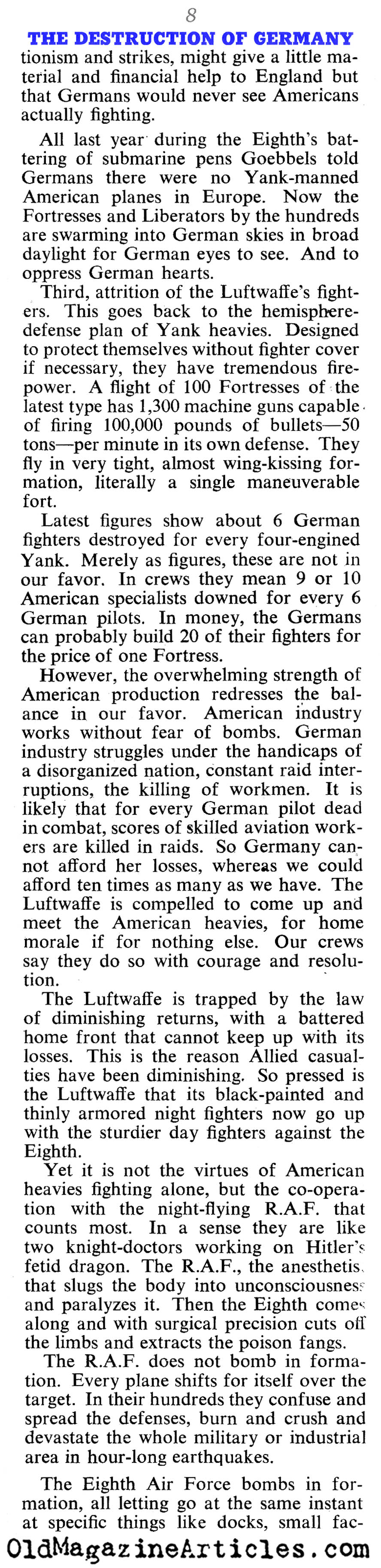 Destroying Germany (Collier's Magazine, 1943)