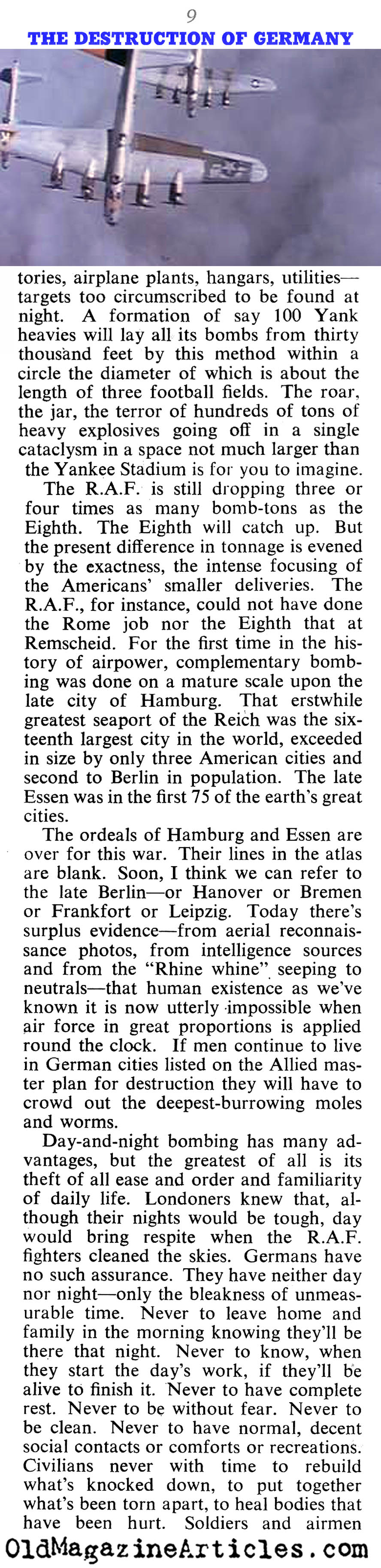 Destroying Germany (Collier's Magazine, 1943)