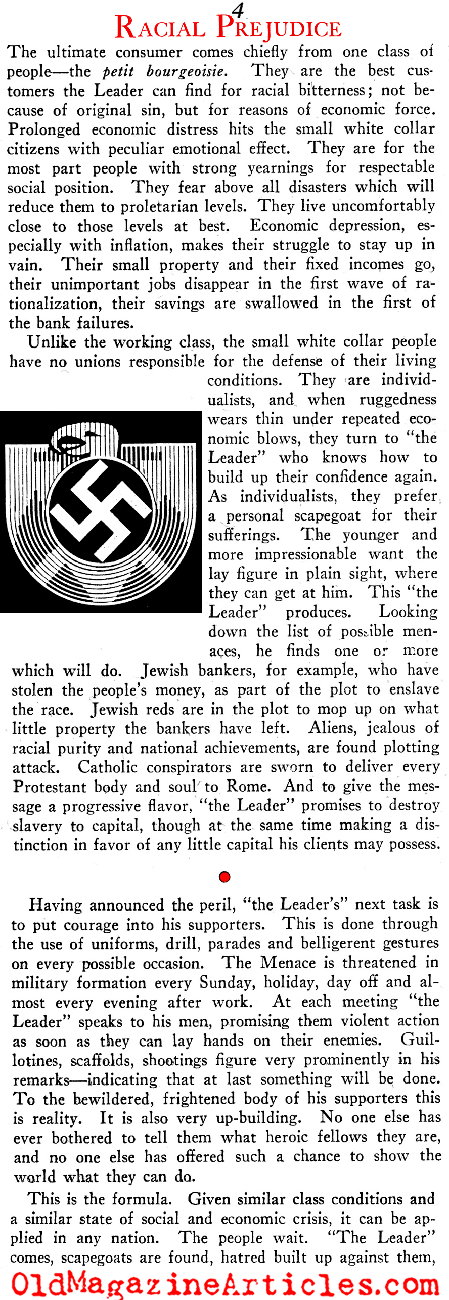 Antisemitism Grows Globally (New Outlook Magazine, 1934)