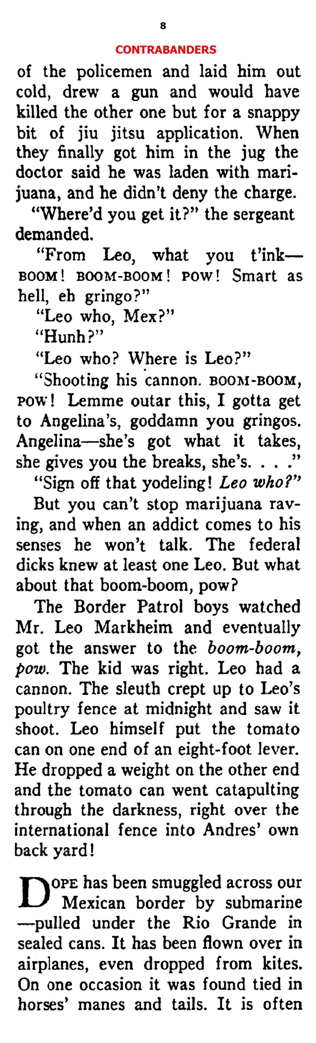 There was Illegal Immigration from Mexico Back Then, Too (Ken Magazine, 1938)