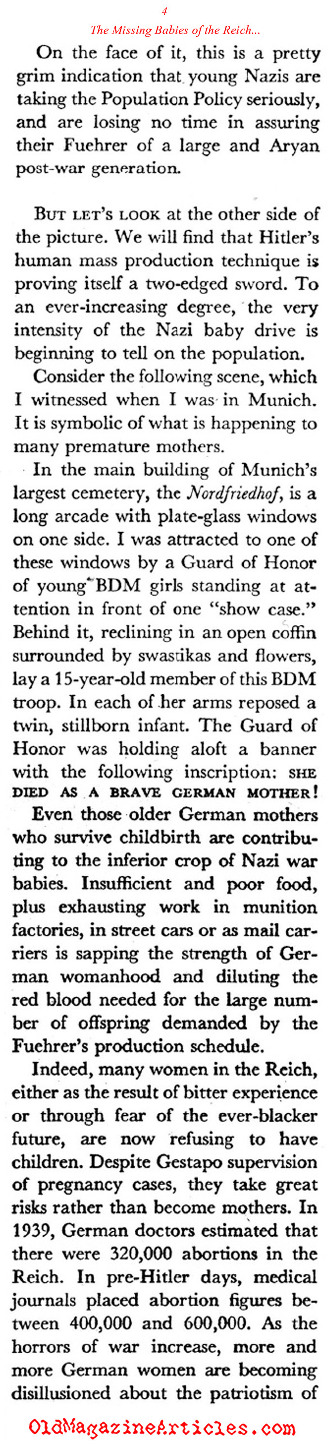''Healthy Eroticism'' in the Third Reich (Coronet Magazine, 1942)