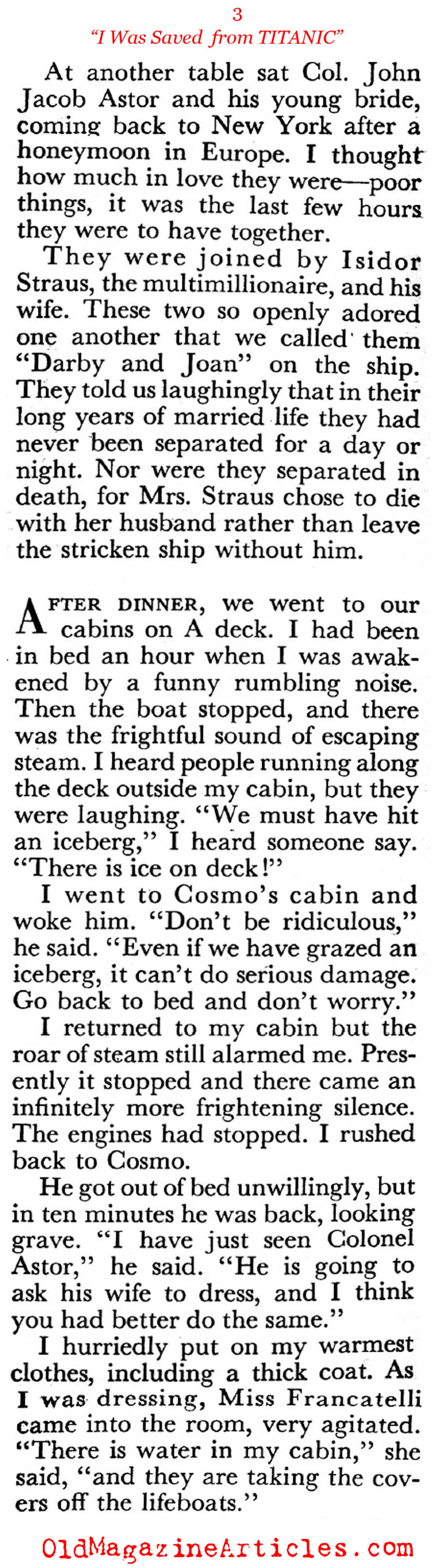 How I was Saved  (Coronet Magazine, 1951)