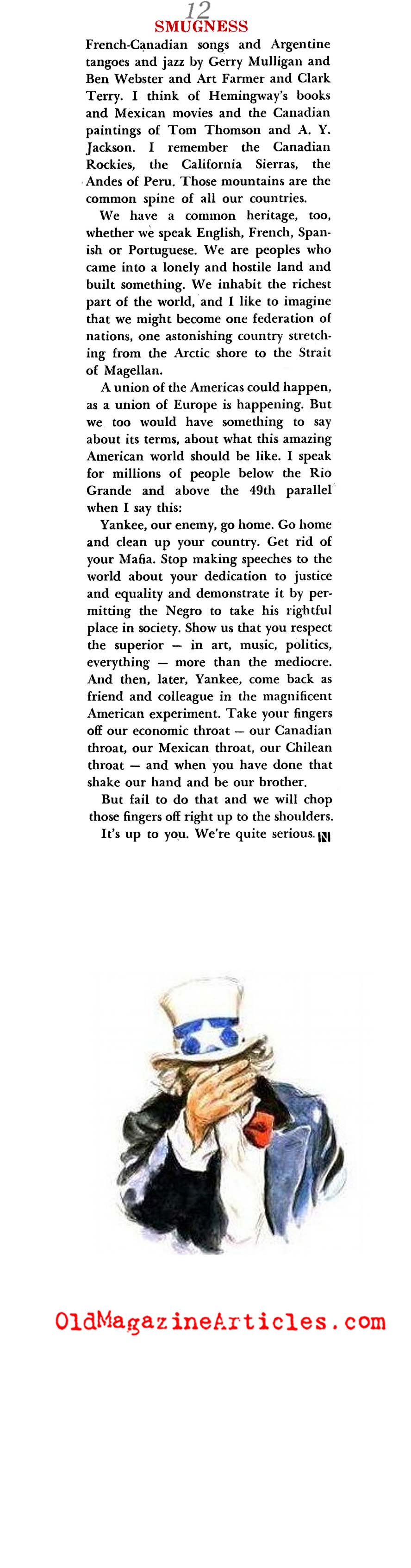 ''The Case Against the United States'' (Nugget Magazine, 1963)