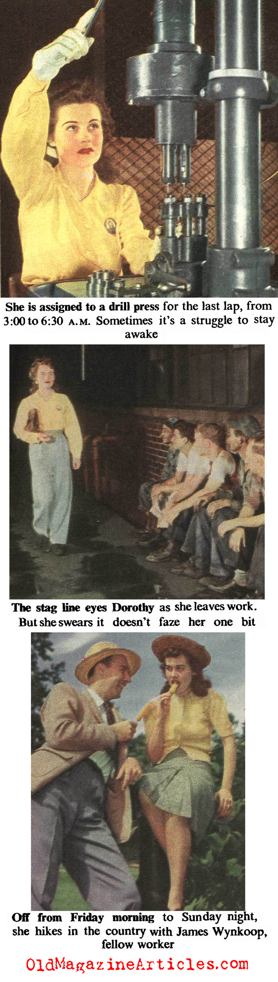 She Worked The Graveyard Shift (The American Magazine, 1943)