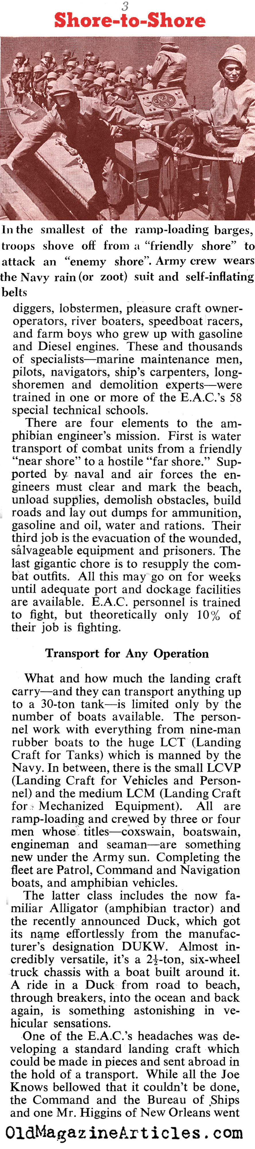 Amphibian Engineers (Collier's Magazine, 1943)