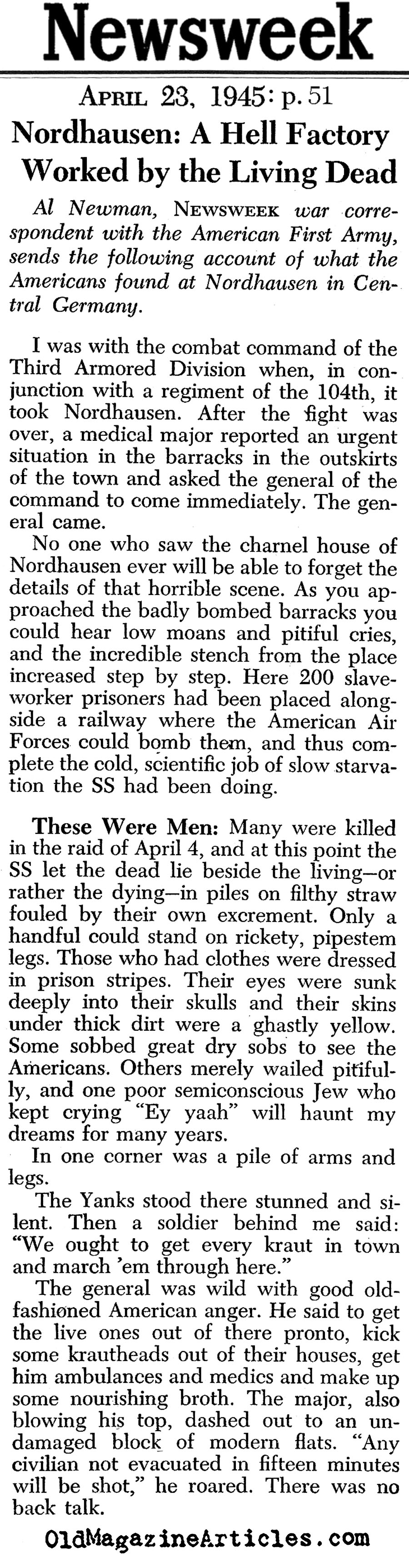 Nordhausen (Newsweek Magazine, 1945)