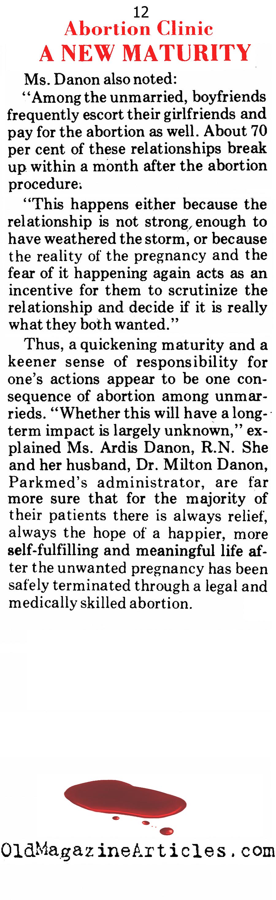 The Largest Abortion Mill (Pageant Magazine, 1973)