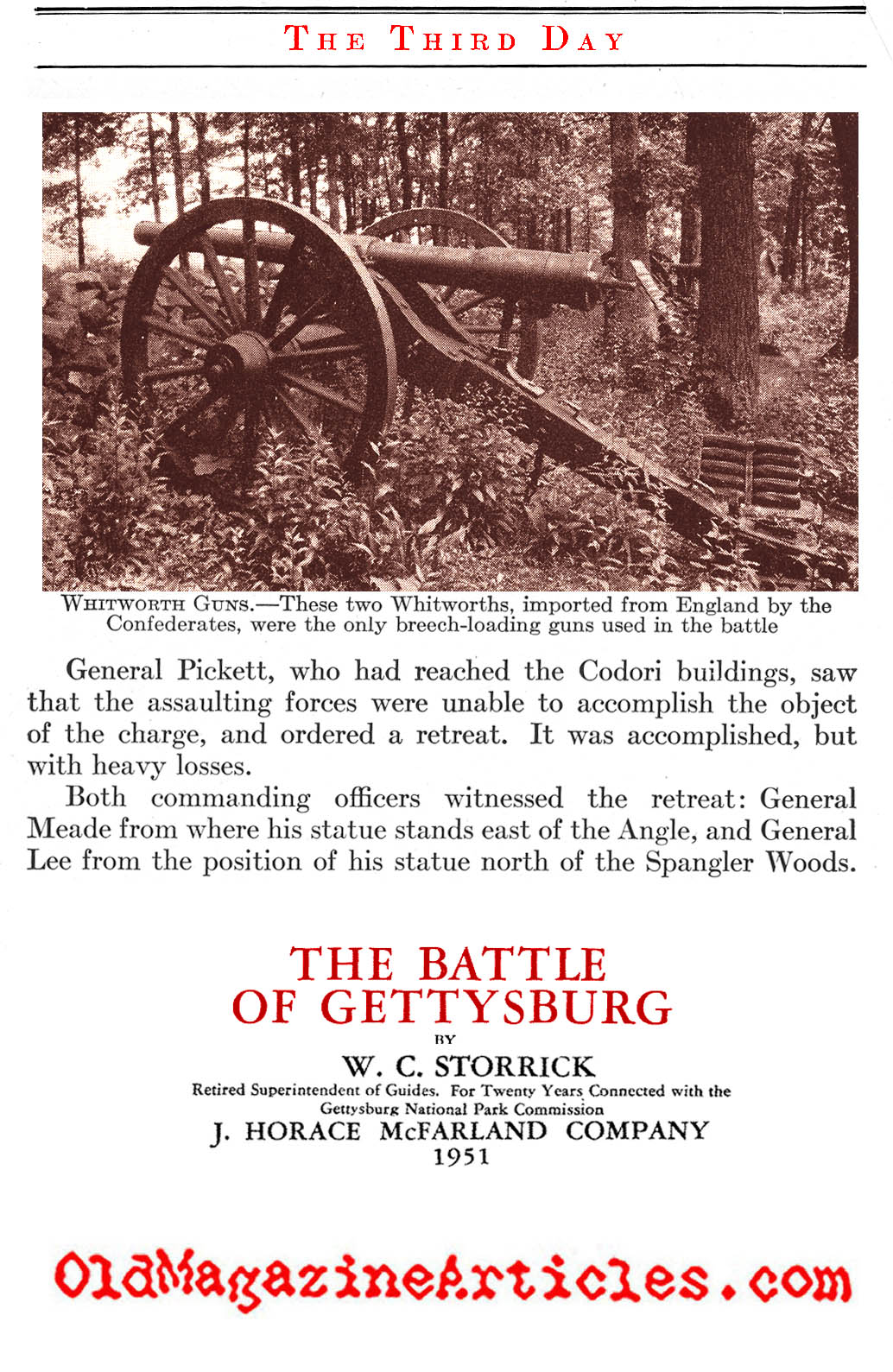 Picket's Charge (W.C. Storick, 1951)