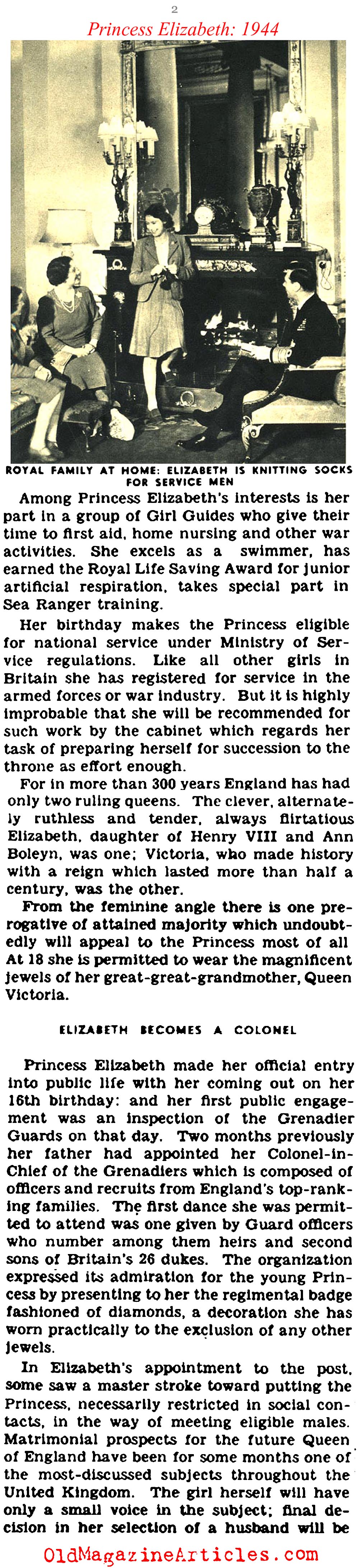 Princess Elizabeth Comes of Age (Click Magazine, 1944)