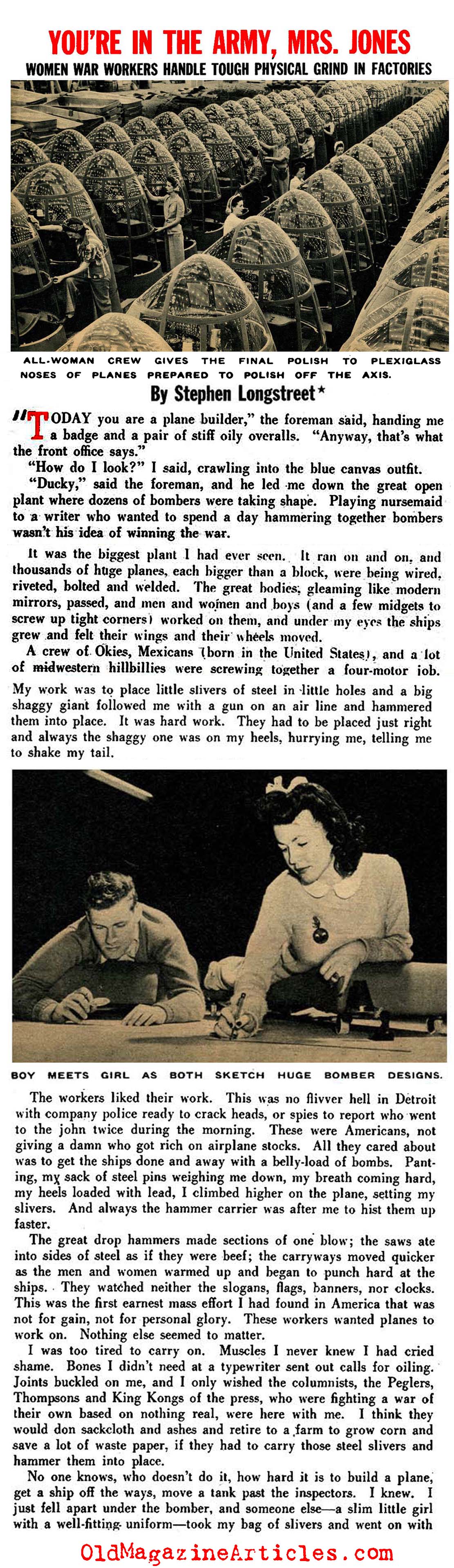 Women War Workers (Pic Magazine, 1943)