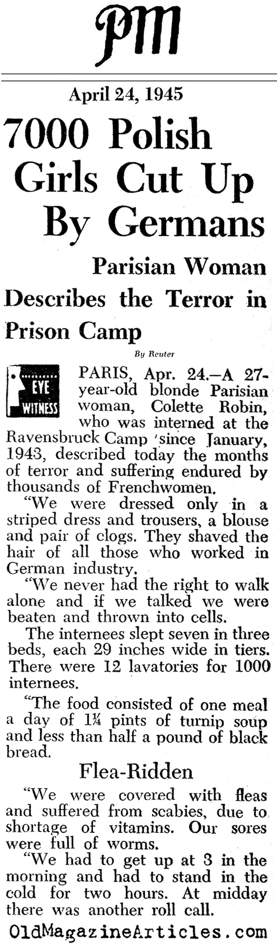 Ravensbrck (PM Tabloid, 1945)