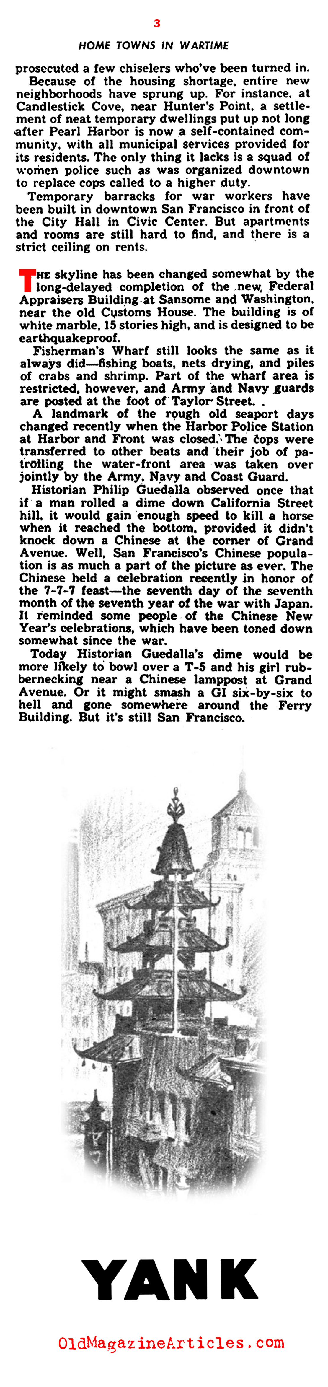 The San Francisco Home Front (Yank Magazine, 1944)