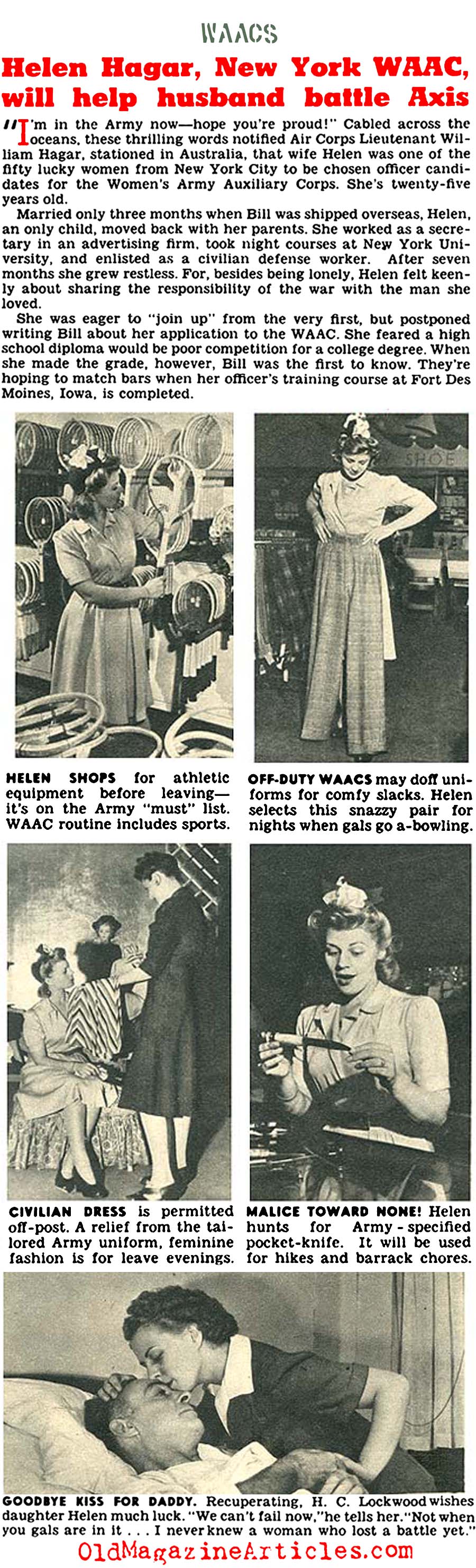 ''What Kind of Women are the WAACs?'' (Click Magazine, 1942)