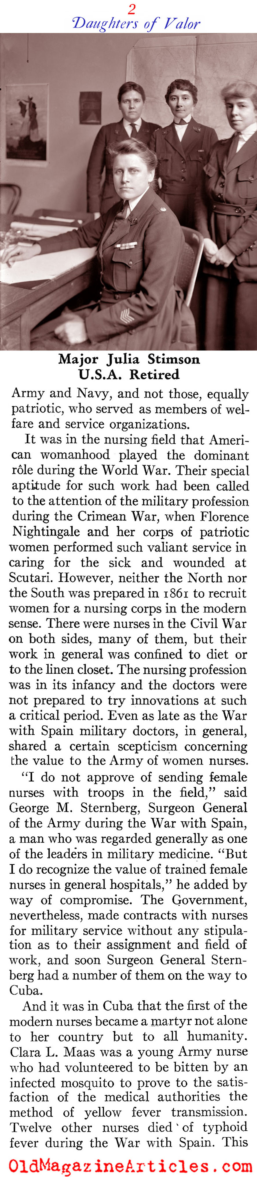 ''Daughters of Valor'' (American Legion Monthly, 1939)