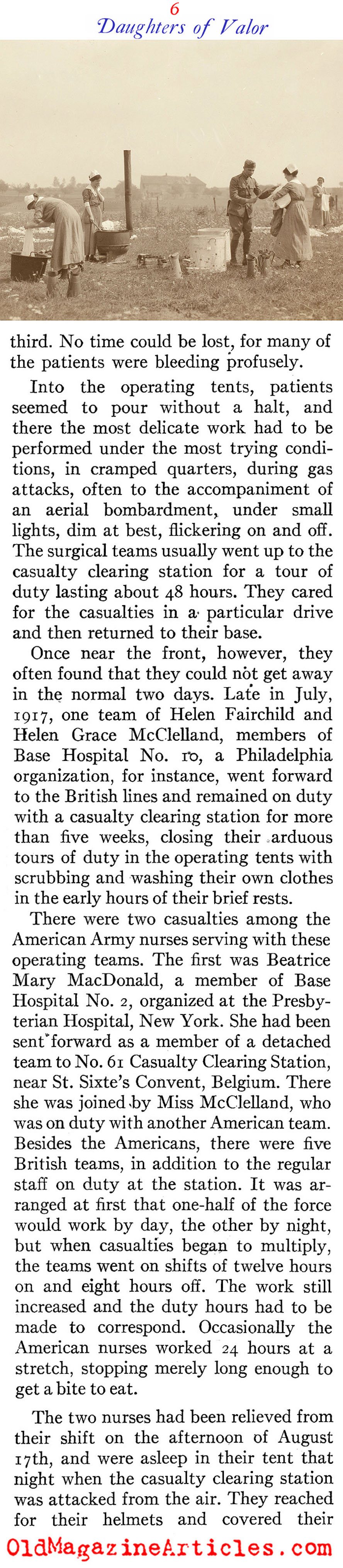 ''Daughters of Valor'' (American Legion Monthly, 1939)