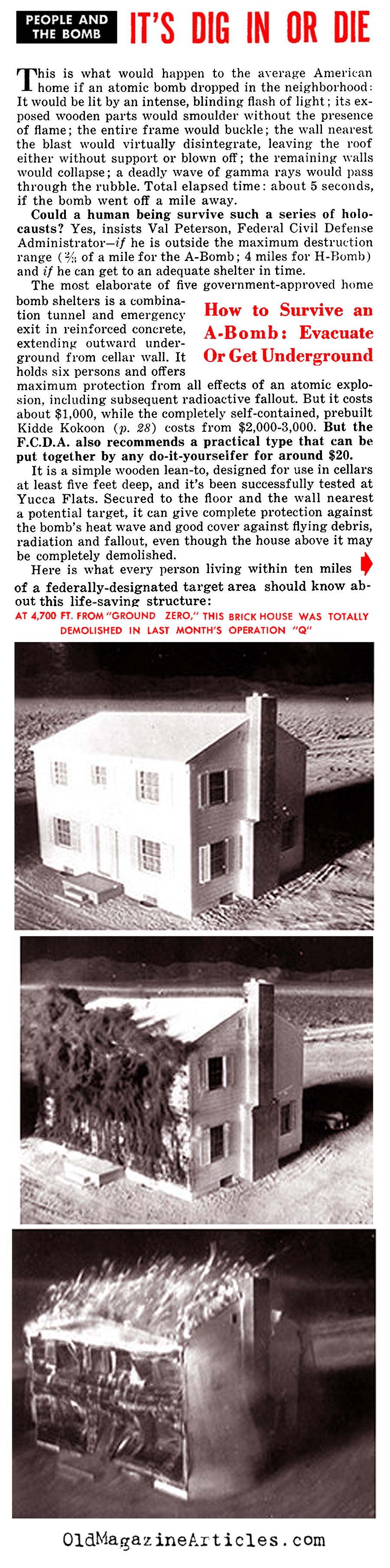 The Allure of the Private Bomb Shelter (People Today Magazine, 1955)