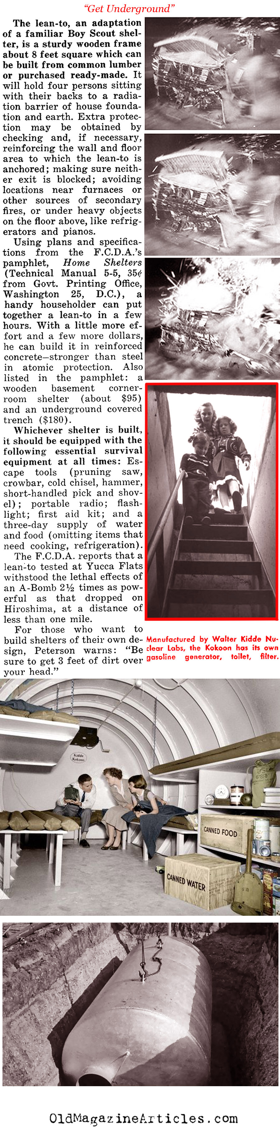 The Allure of the Private Bomb Shelter (People Today Magazine, 1955)