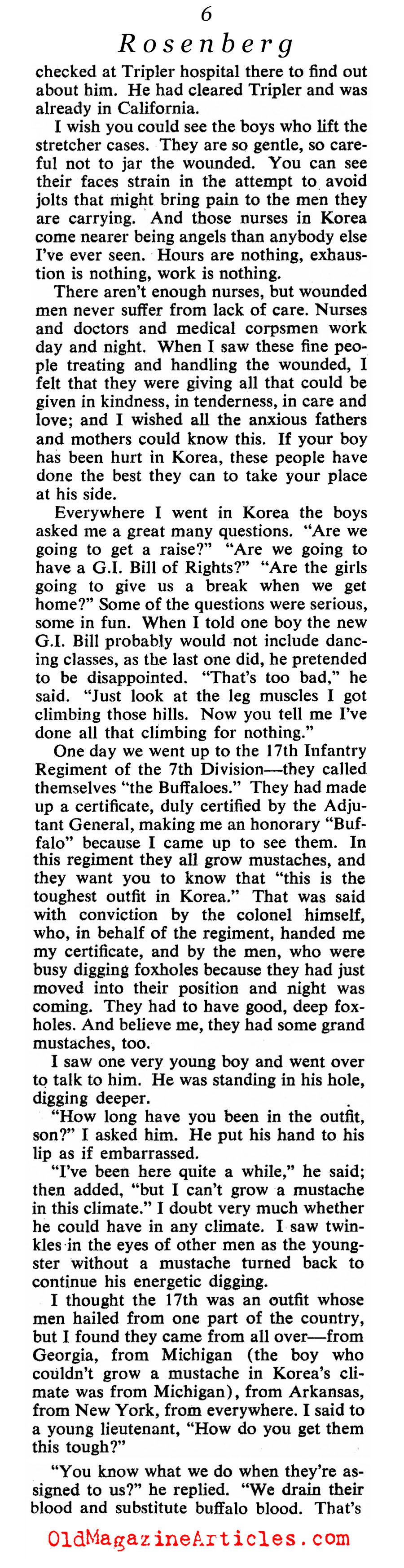 ''This I Saw In Korea'' (Collier's Magazine, 1952)