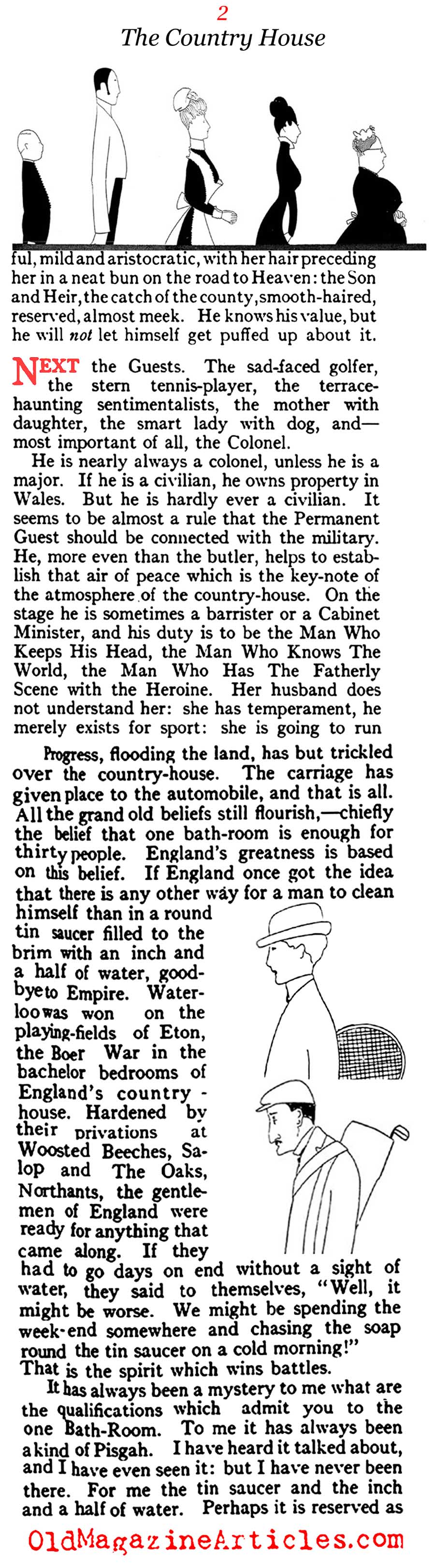 The English Country House: What Good Is It?  (Vogue Magazine, 1914)