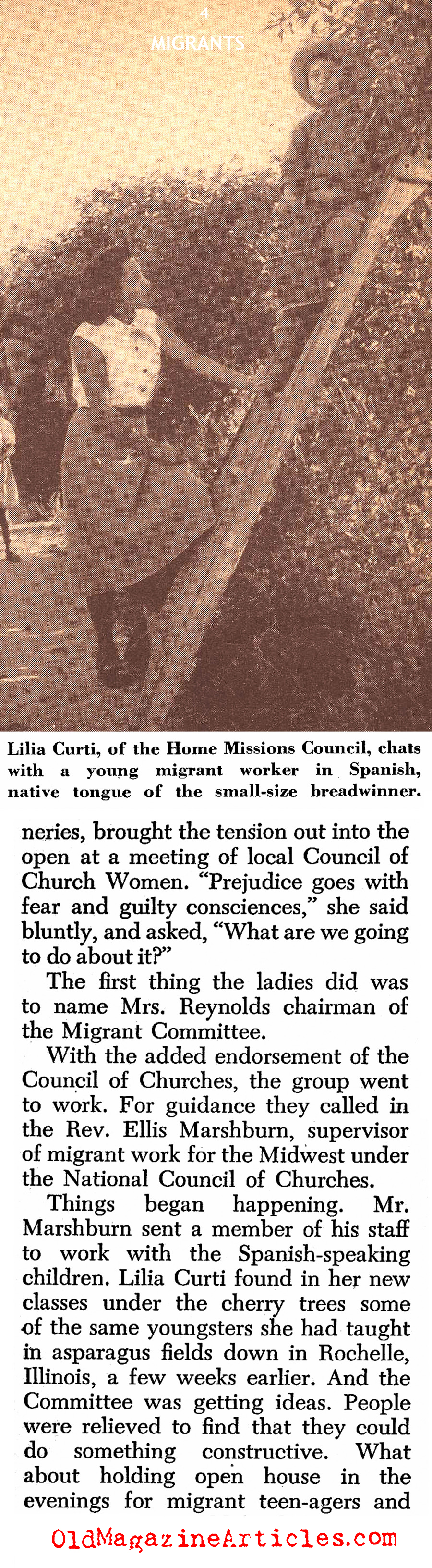 Migrant Labor in Wisconsin (Christian Herald, 1952)