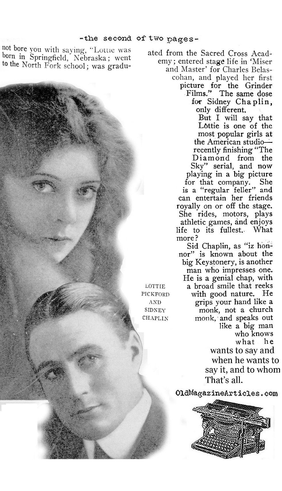 Charlie Chaplin's Older Brother