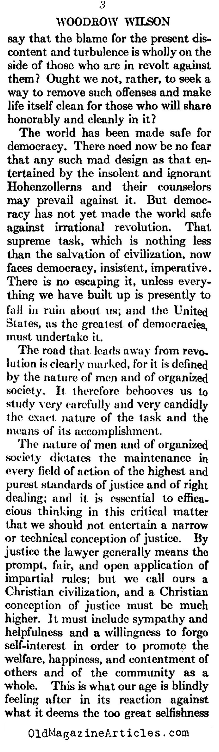 President Wilson[br] & the Russian Revolution