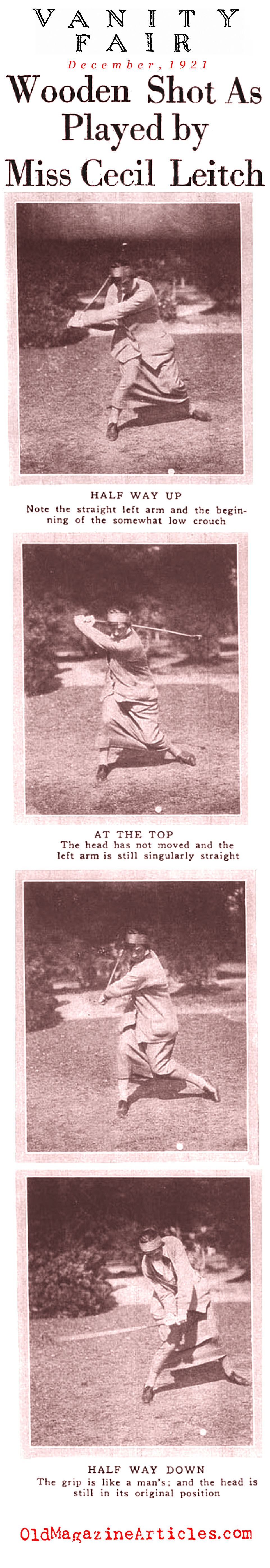 Cecil Leitch Has At It