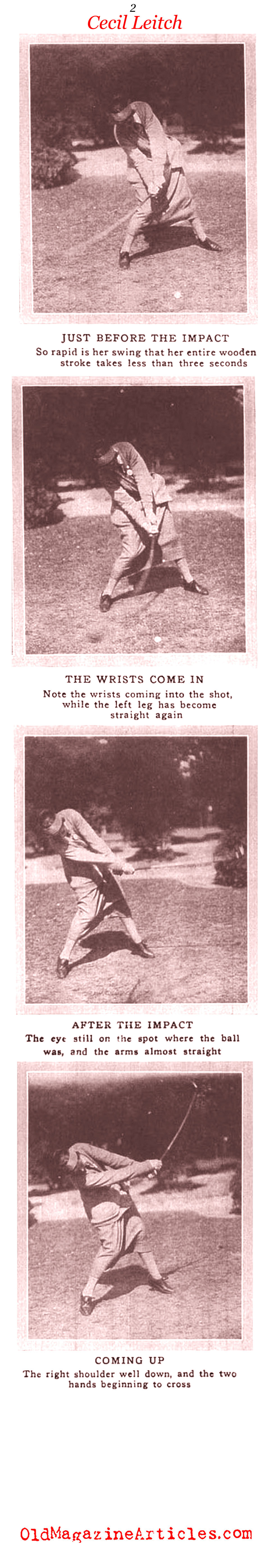 Cecil Leitch Has At It