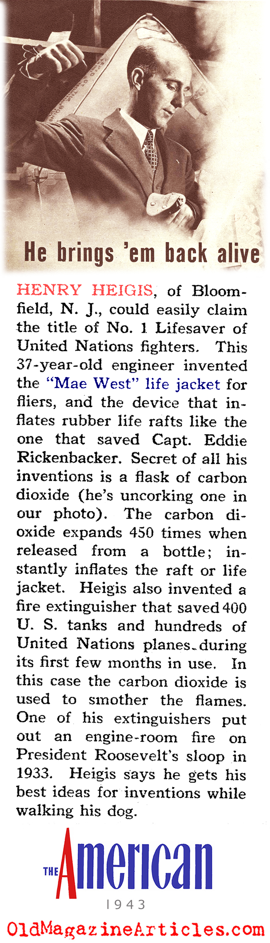 Inventor Henry Heigis