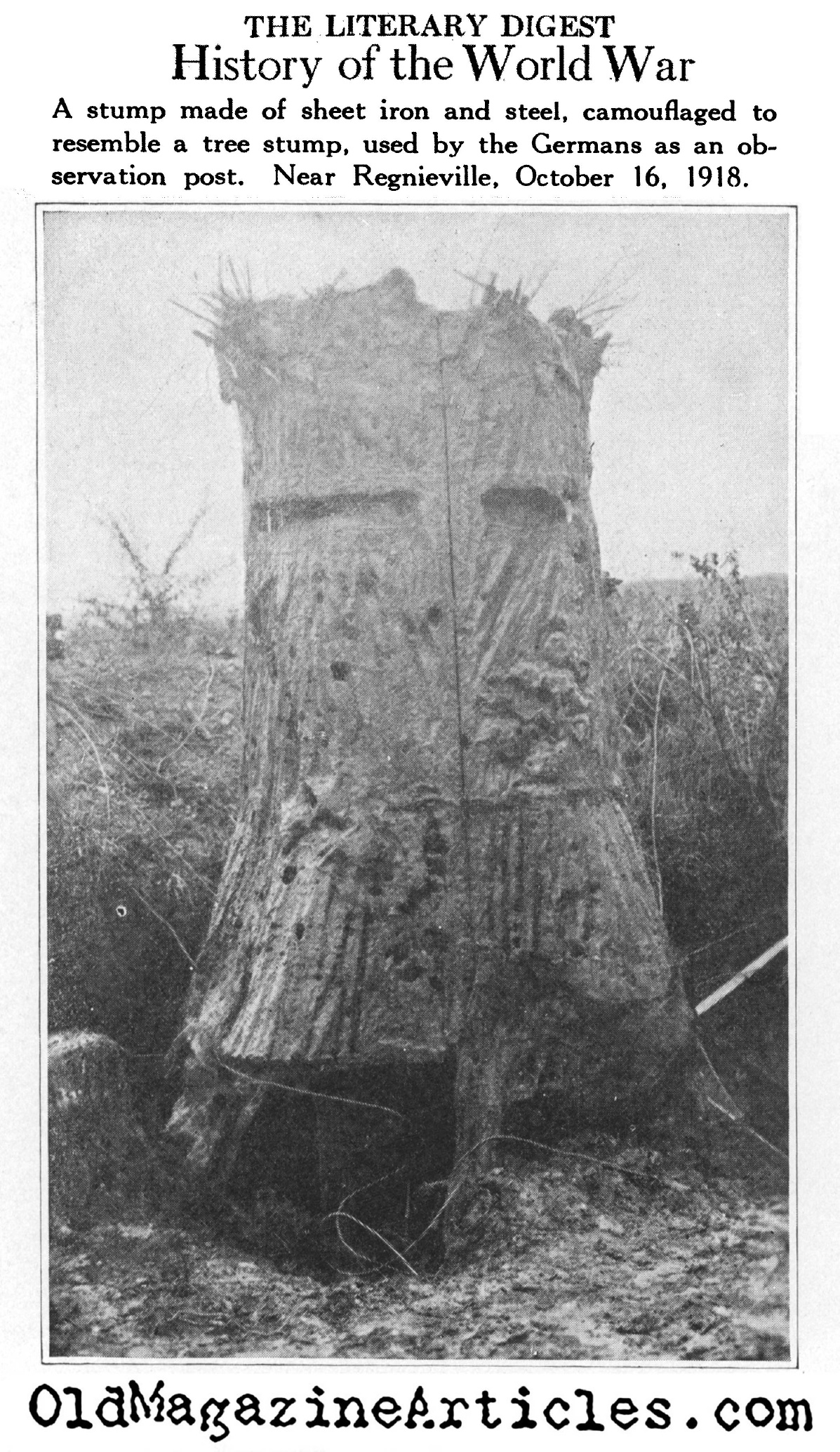 The Steel Tree Stump Observation Post
