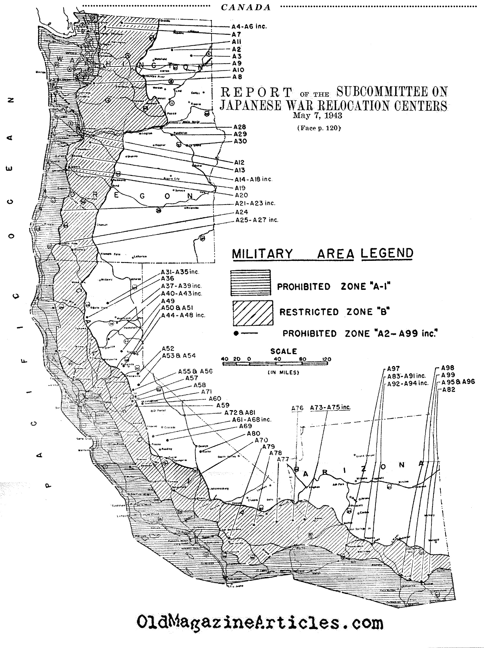 California Defined as a Military Zone