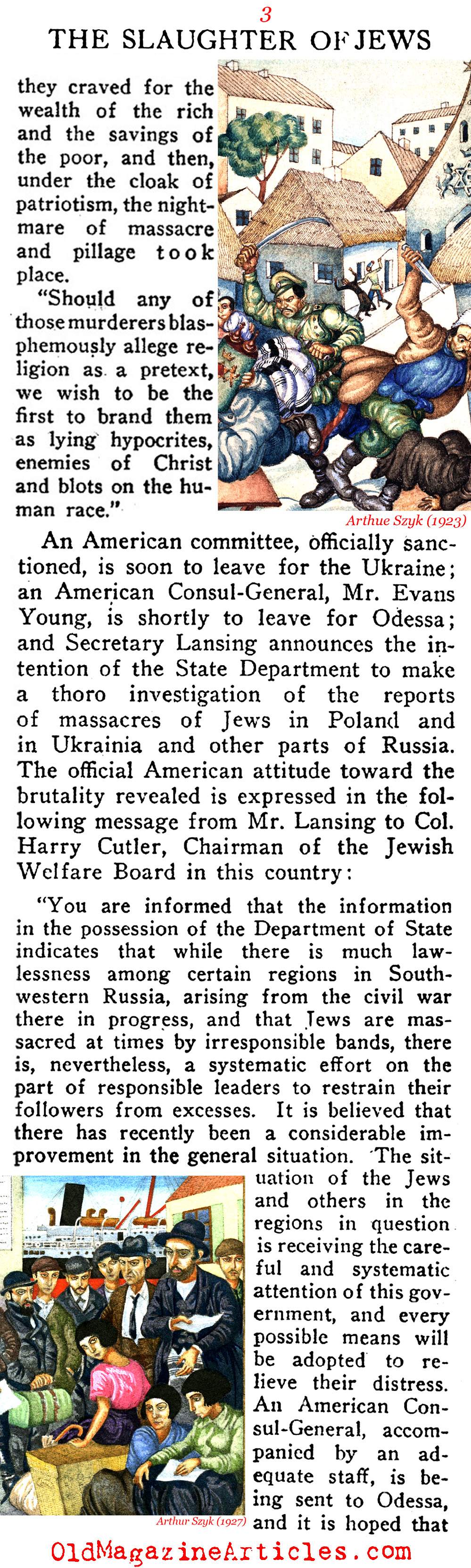 Eastern European Jews Massacred