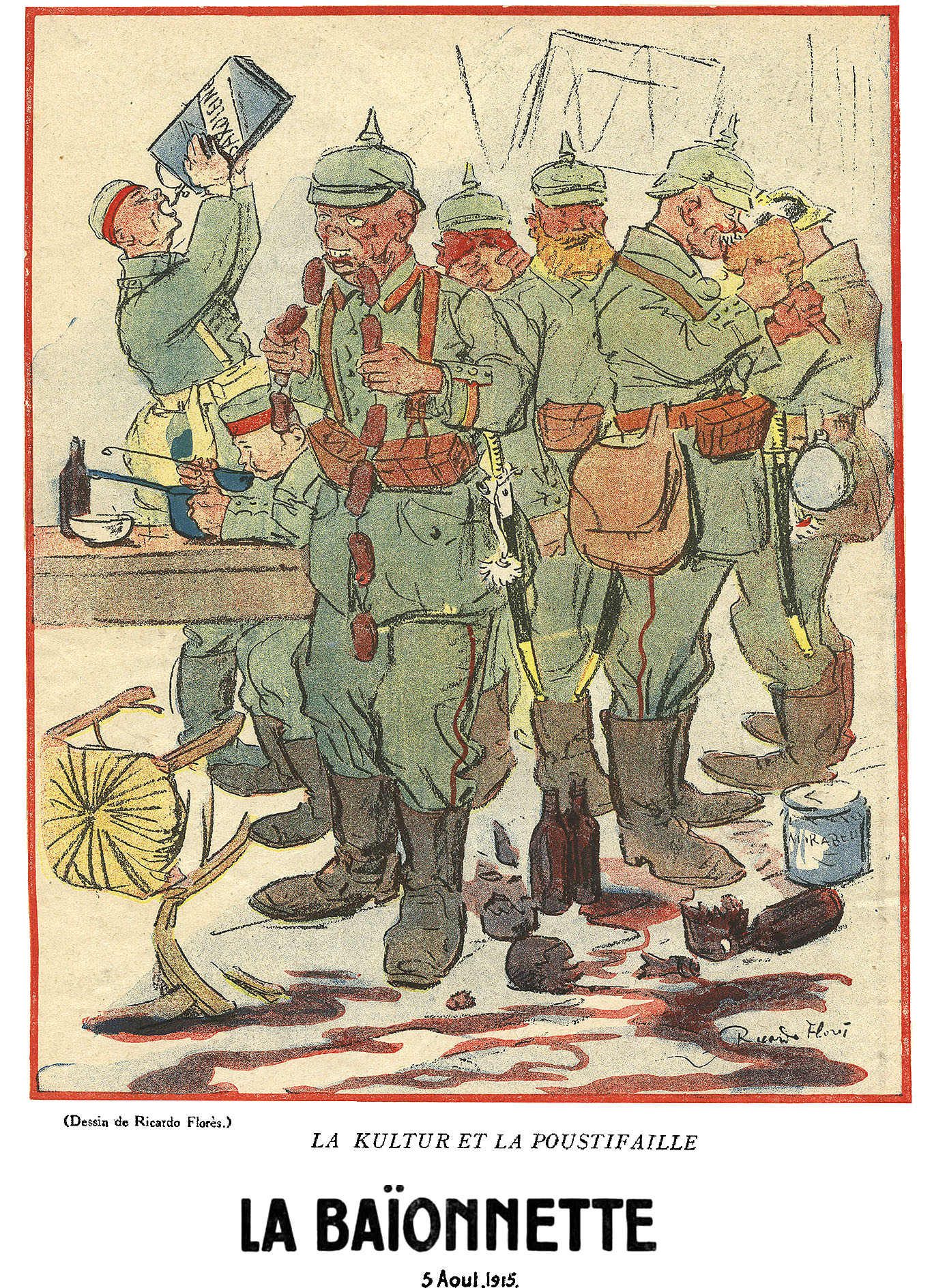 French Cartoons About the First World War