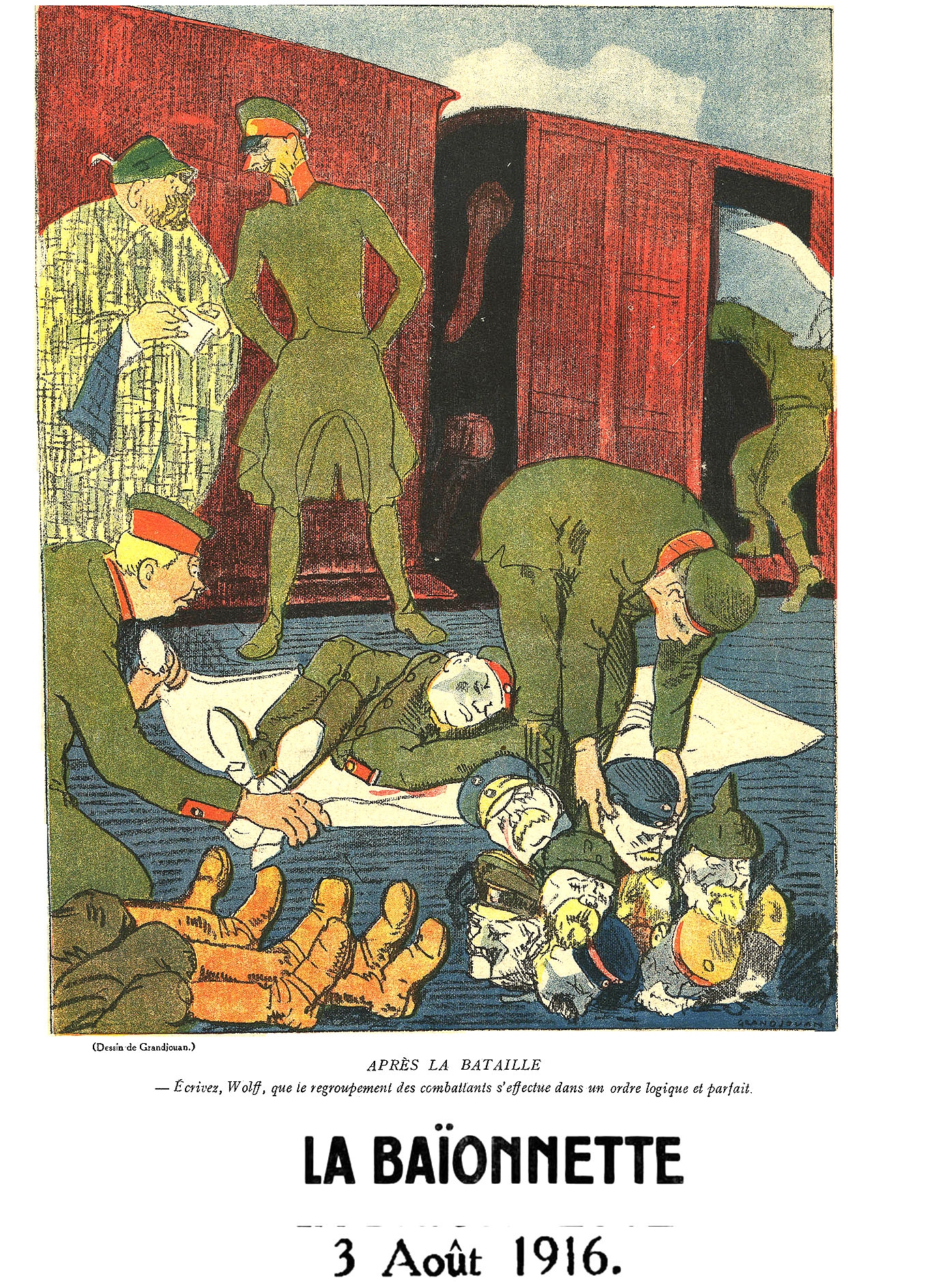 French Cartoons About the First World War
