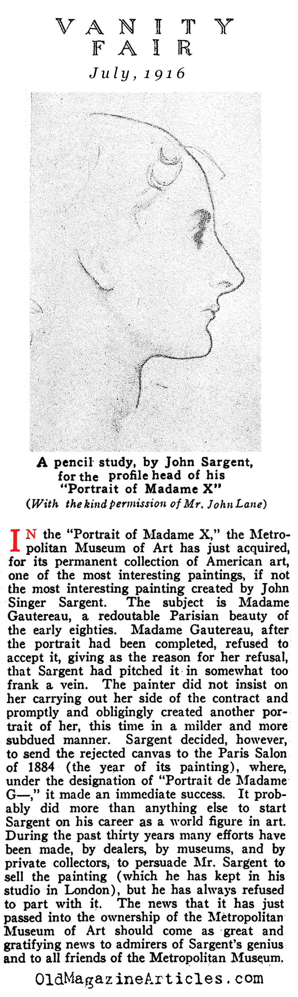 John Singer Sargent and 'Madame X'
