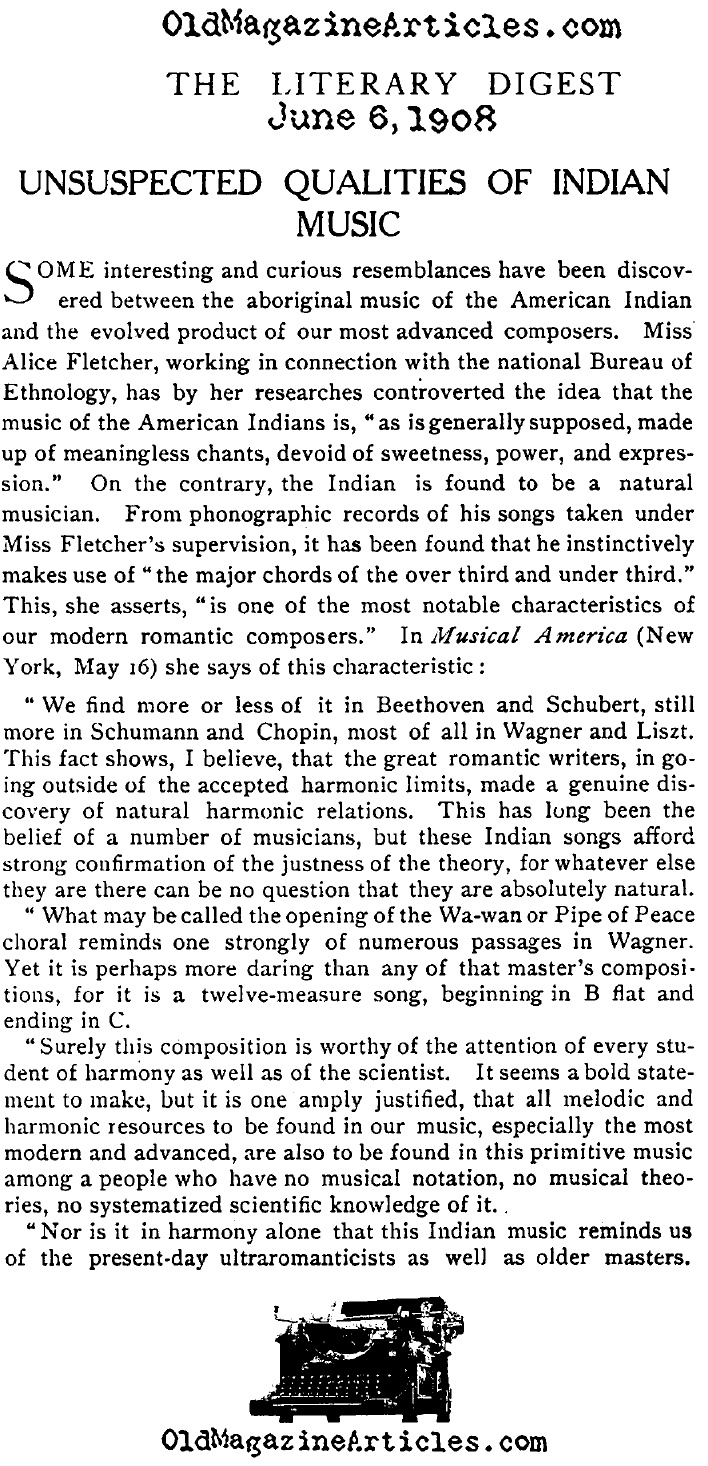 Alice Cunningham Fletcher[BR] and her Study of[BR] Native American Music