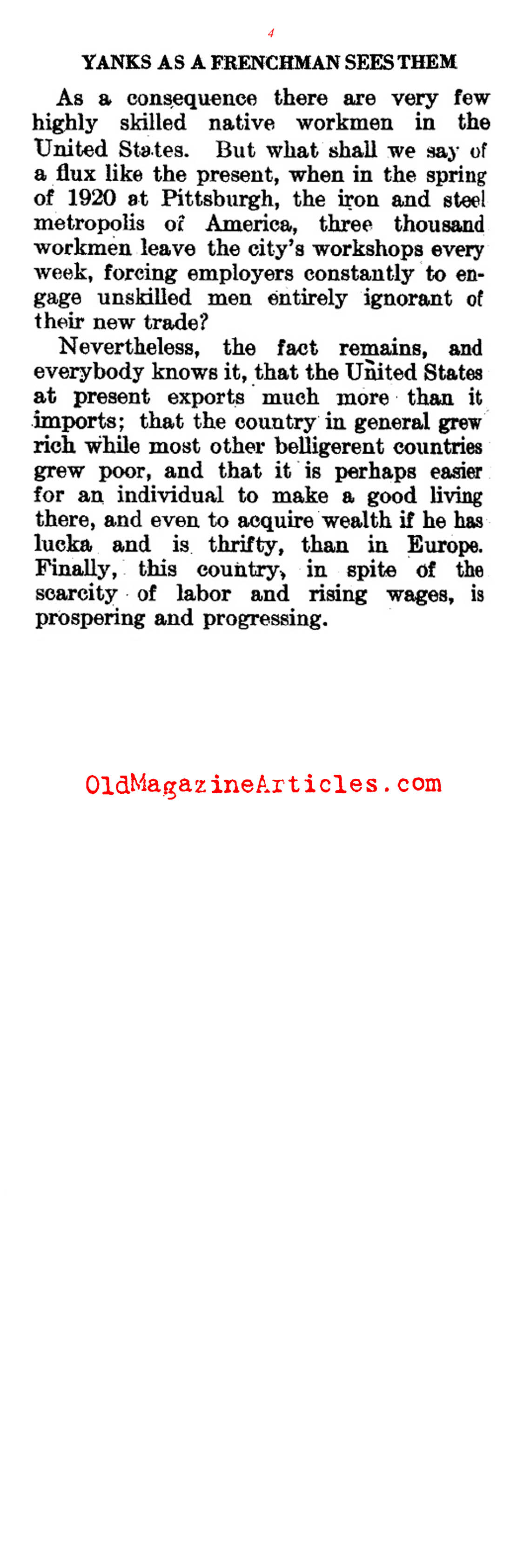 Gaullist ThinkingAbout America